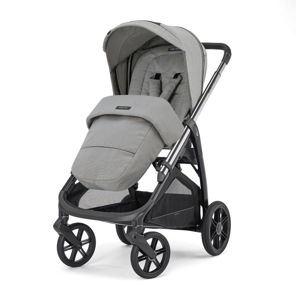 Коляска 3 в 1 Inglesina Aptica New с подставкой под люльку Stand Up, Satin Grey