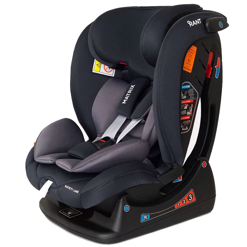 Автокресло Rant Matrix Safety Line 0/1/2/3 (0-36 кг) lunar black