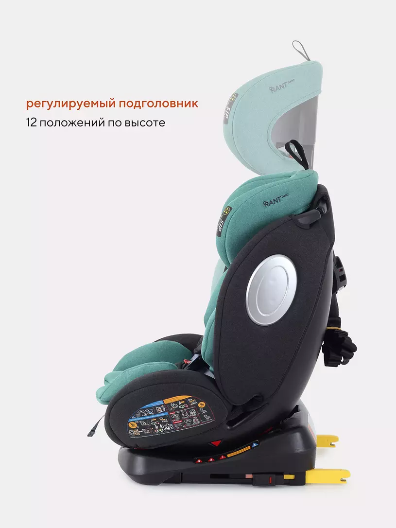Автокресло Rant Basic Twist 0/1/2/3 (0-36 кг) Mint