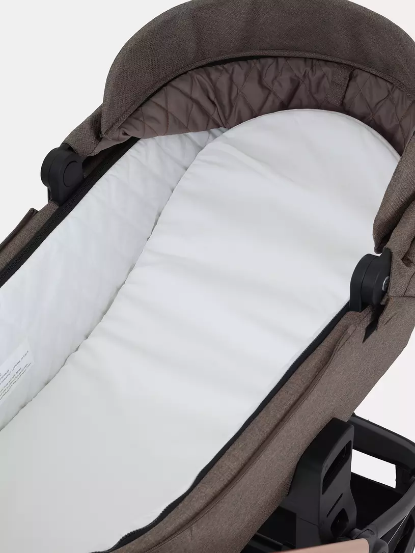 Коляска 3 в 1 Mowbaby Zoom PU gold cacao brown