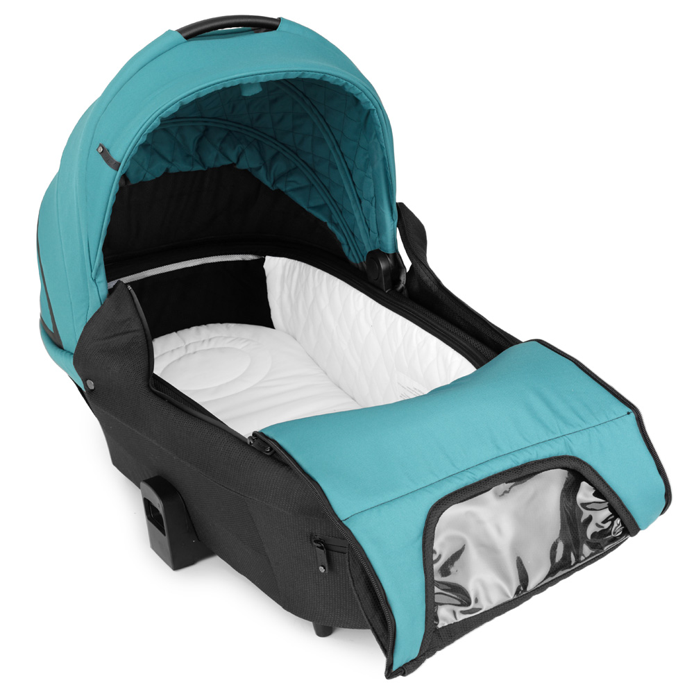 Коляска 2 в 1 Rant Senso Deep Malachite бирюзовый