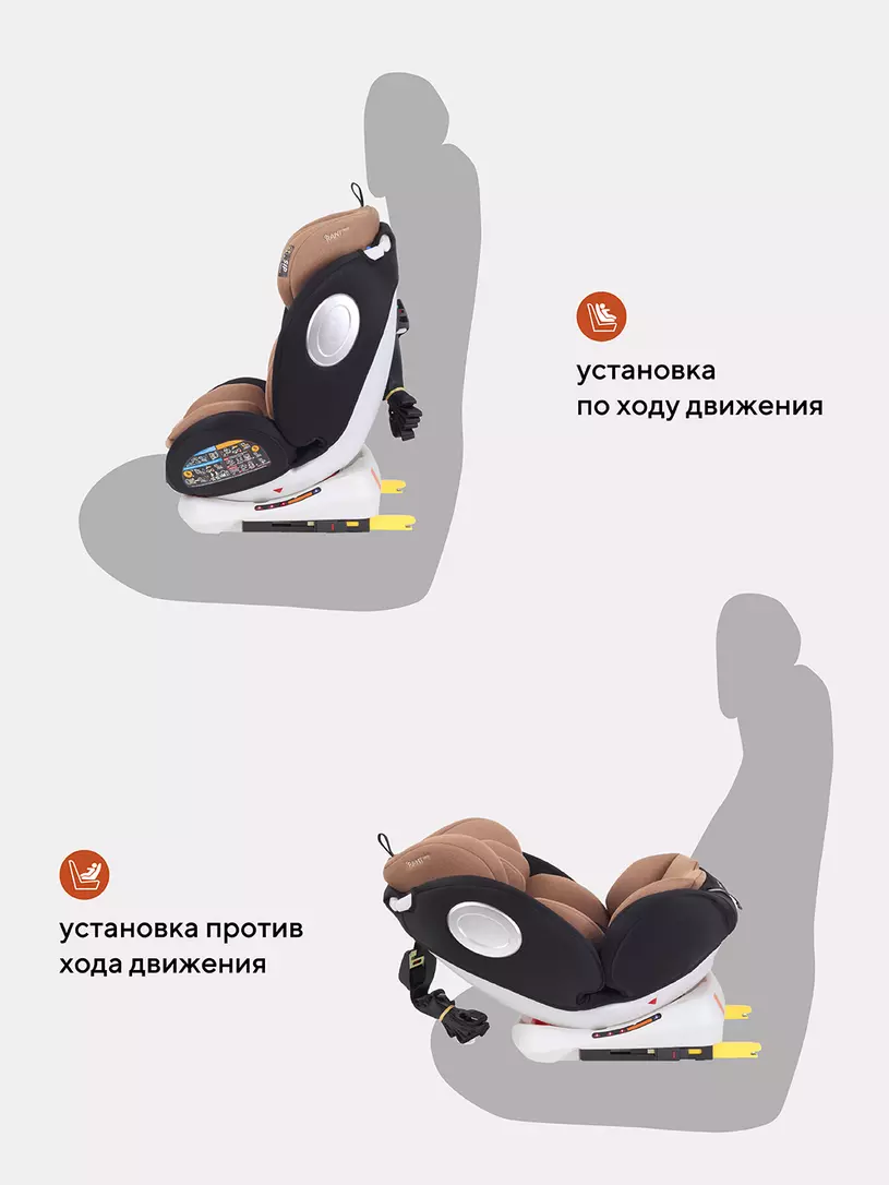 Автокресло Rant Basic Twist 0/1/2/3 (0-36 кг) Beige