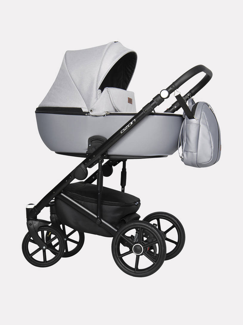 Коляска 2 в 1 Riko Basic Ozon Shine 03 серый