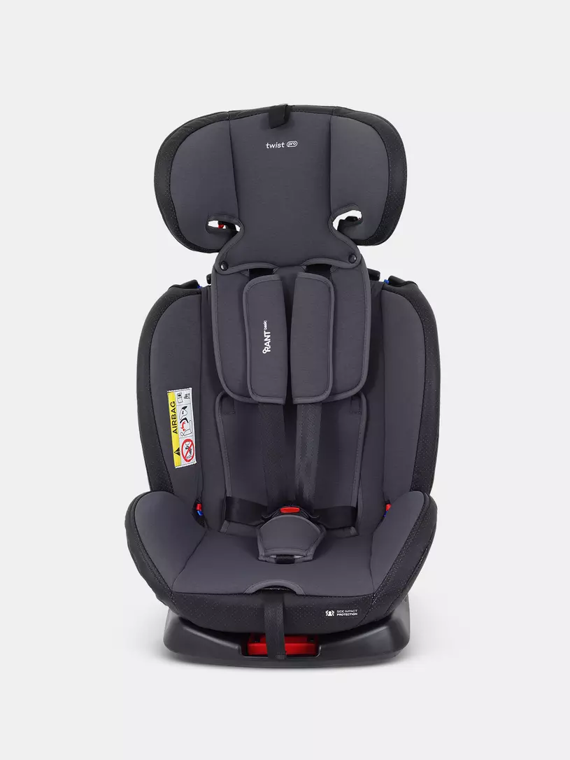 Автокресло Rant Basic Twist Pro Isofix 0/1/2/3 (0-36 кг) Grey