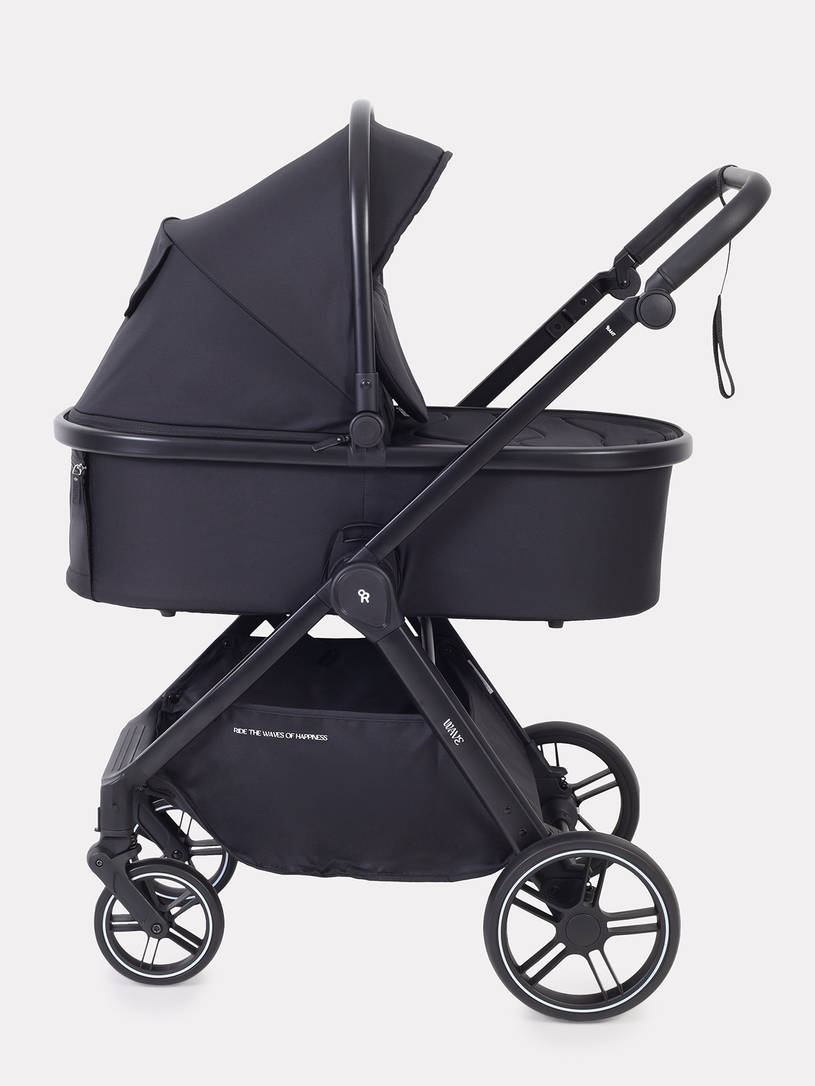 Коляска 2 в 1 Rant Basic Wave Black