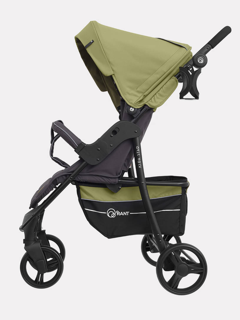 Коляска прогулочная Rant Kira Star Greek Olive. Цвет: Оливковый