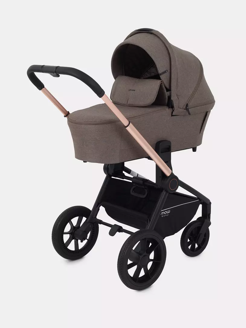 Коляска 3 в 1 Mowbaby Zoom Gold 2025 cacao brown