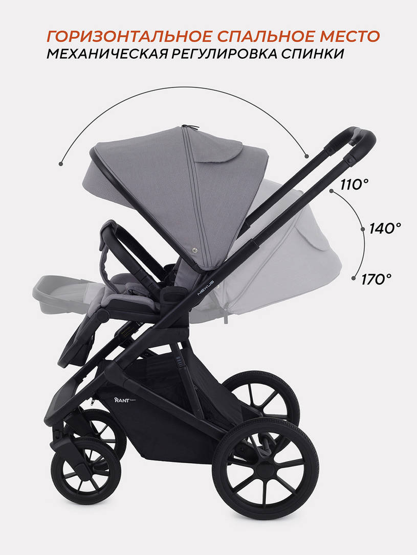 Коляска 2 в 1 Rant Basic Nexus Cloudburst