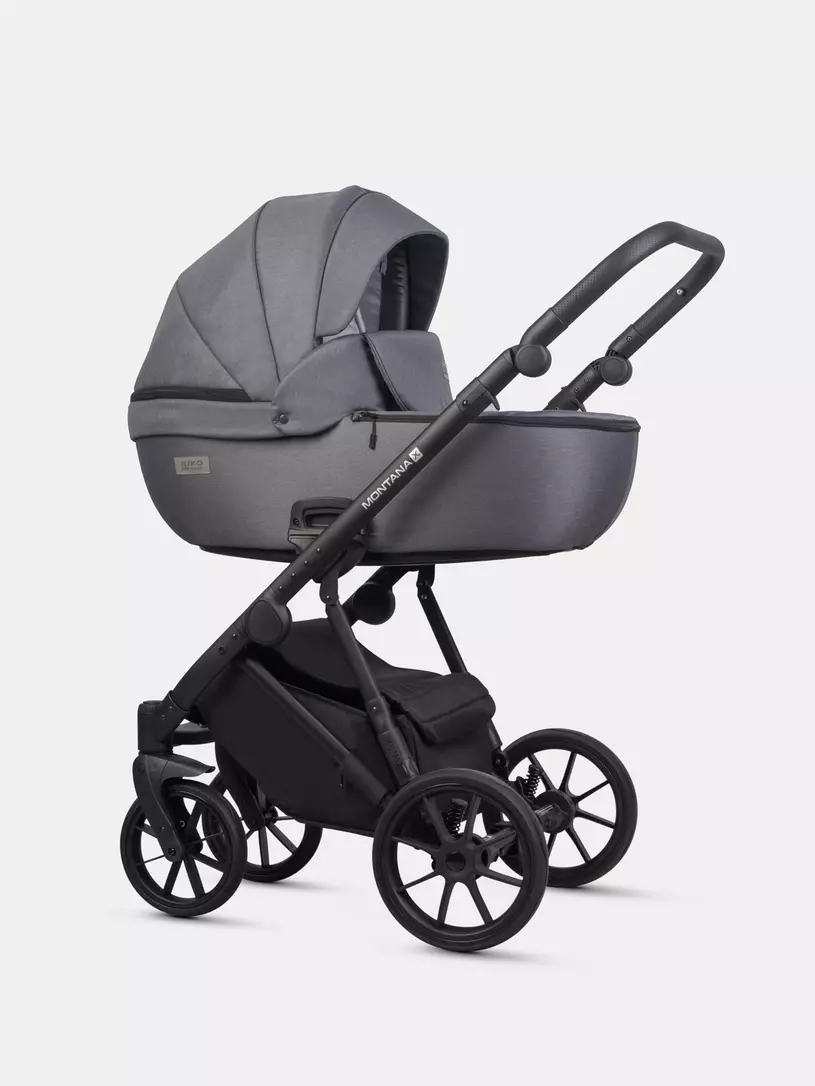 Коляска 2 в 1 Riko Basic Montana X 04 графит