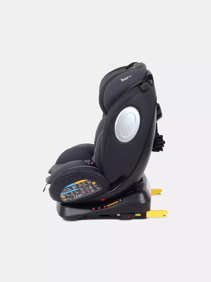Автокресло Rant Basic Twist Pro Isofix 0/1/2/3 (0-36 кг) Grey