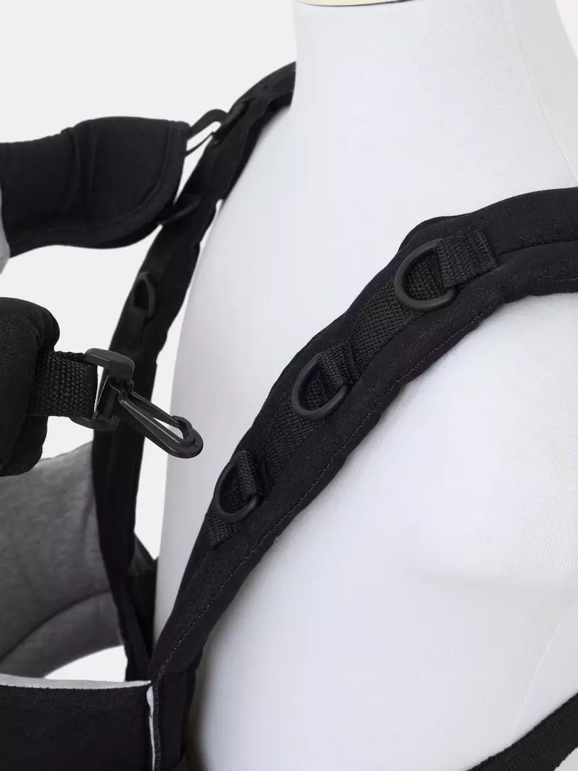 Рюкзак-кенгуру Топотушки Деним стежка черный