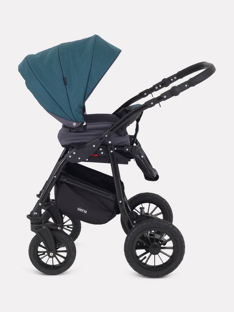 Коляска Rant Siena 2024 04 серый - темно-бирюзовый