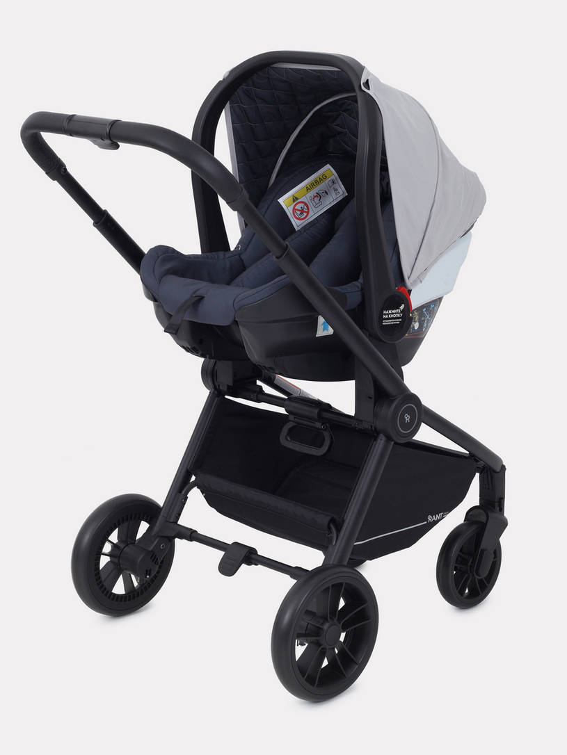 Коляска 3 в 1 Rant Basic Energy Grey