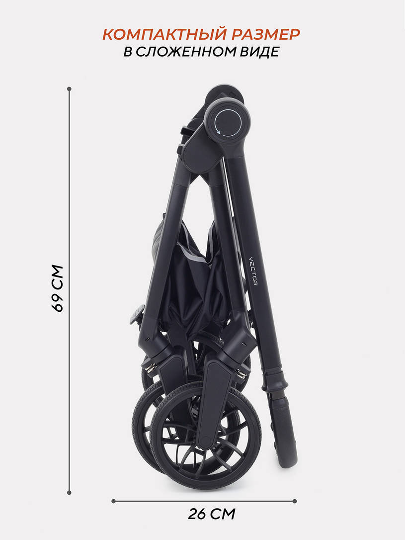 Коляска 2 в 1 Rant Vector Blue