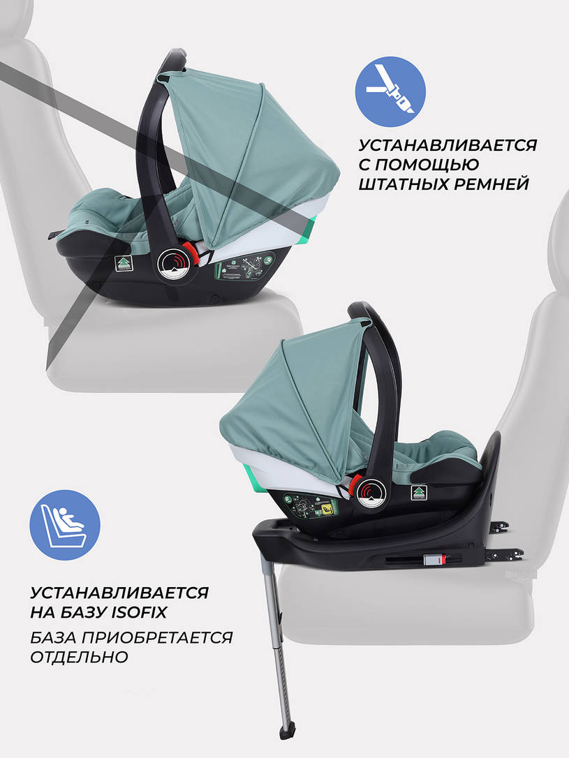 Коляска 3 в 1 Rant Basic Nexus 2025 Green