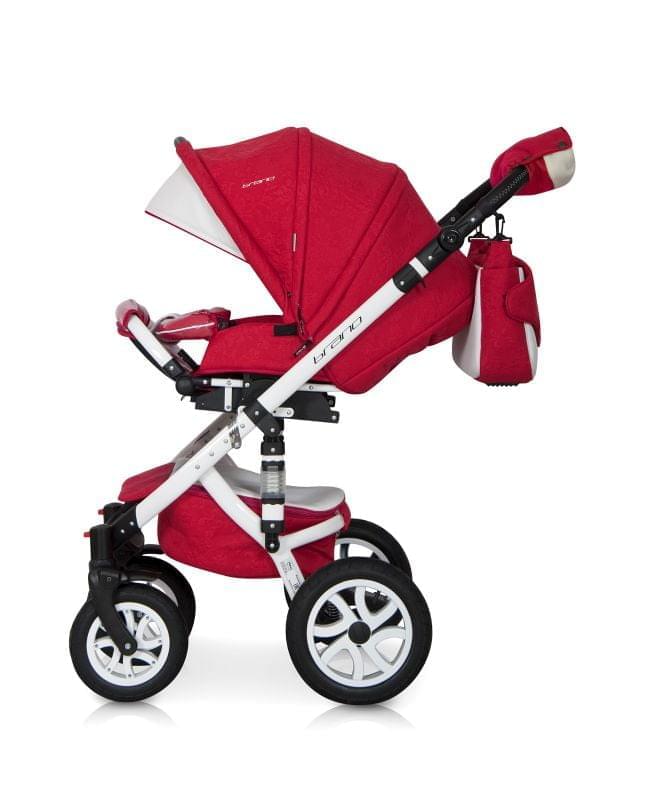 Коляска 3 в 1 Riko Bruno Ecco 20 красный