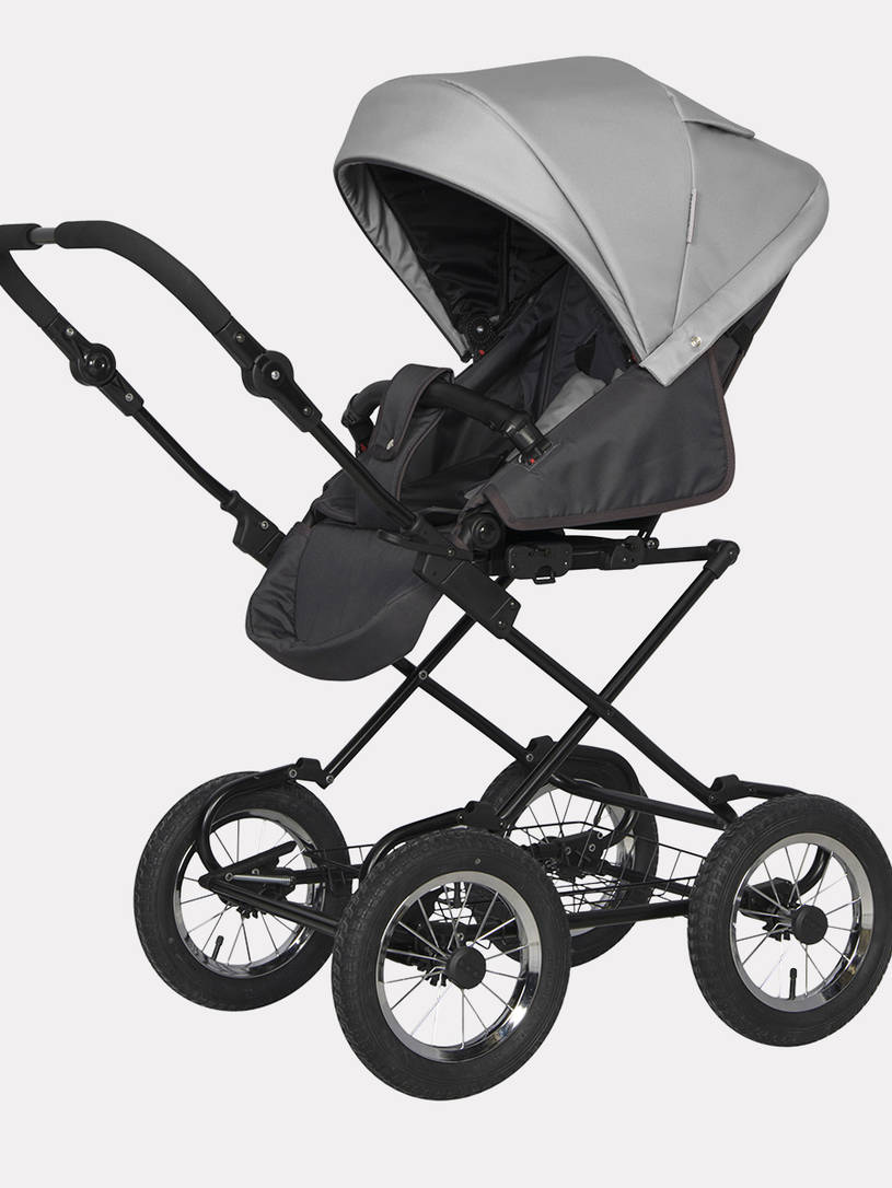 Коляска 2 в 1 Riko Basic Bella 01 серый