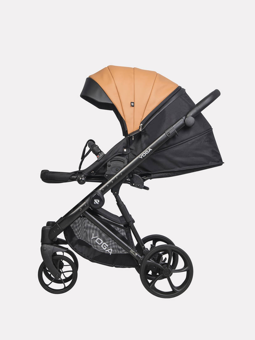 Коляска 2 в 1 Riko Basic Yoga Ecco 13 Caramel