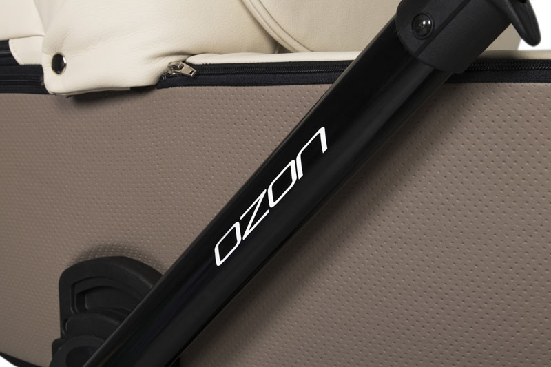 Коляска 3 в 1 Riko Basic Ozon Ecco 25 слоновая кость-бежевый