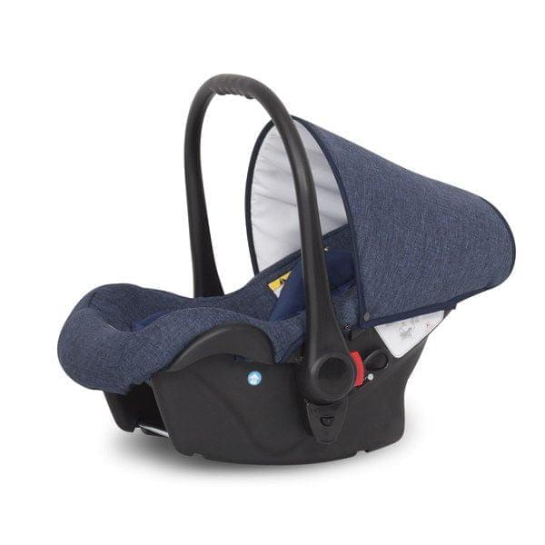 Коляска 3 в 1 Riko Bruno Natural 01 синий