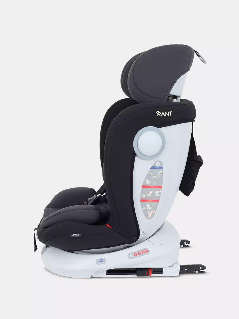 Автокресло Rant Drive Isofix 0/1/2/3 (0-36 кг) Grey