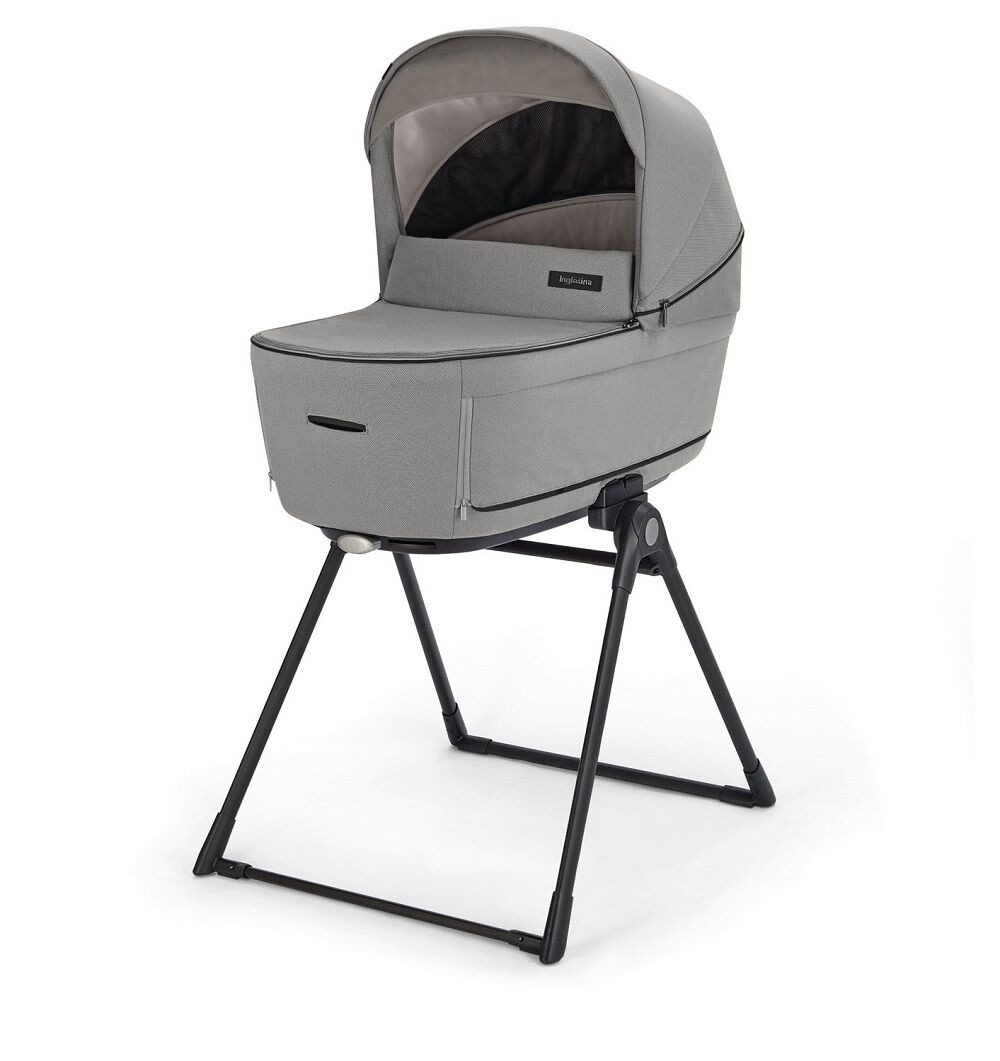 Коляска 3 в 1 Inglesina Aptica New 2025 + Автокресло Inglesina Darwin i-Size (0-13 кг), Platinum Grey (Серый)