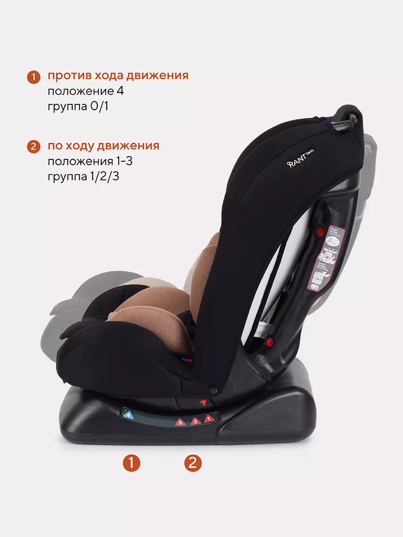 Автокресло Rant Basic Rally 0/1/2 (0-25 кг) Beige