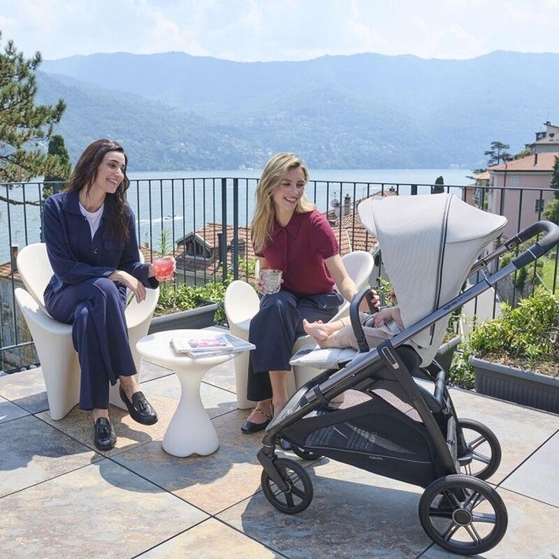 Коляска 2 в 1 Inglesina Aptica New 2025, Opal Ivory (Светло-серый)