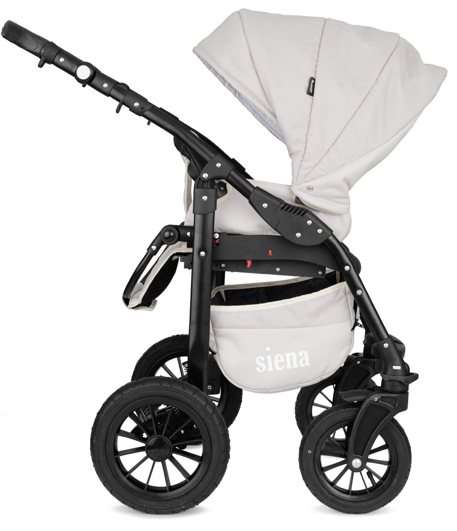 Коляска 3 в 1 Rant Siena 06 бело-бежевый