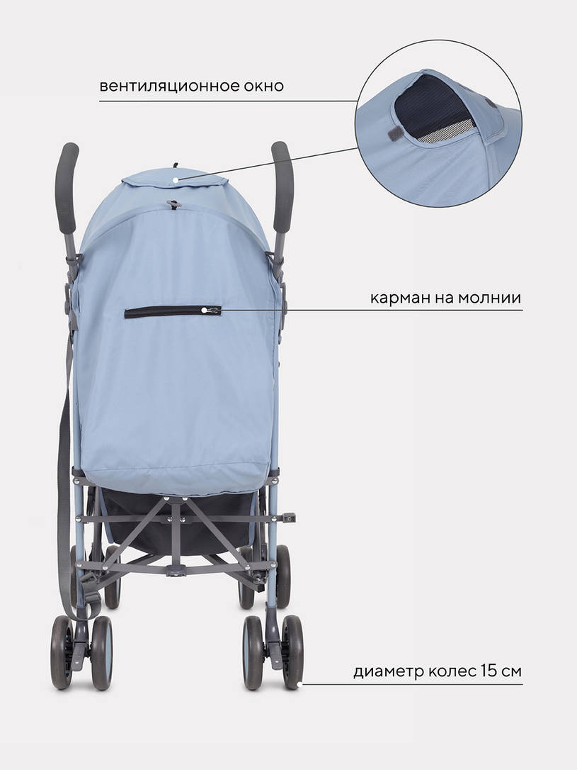 Коляска прогулочная Rant Basic Tango Pacific Blue