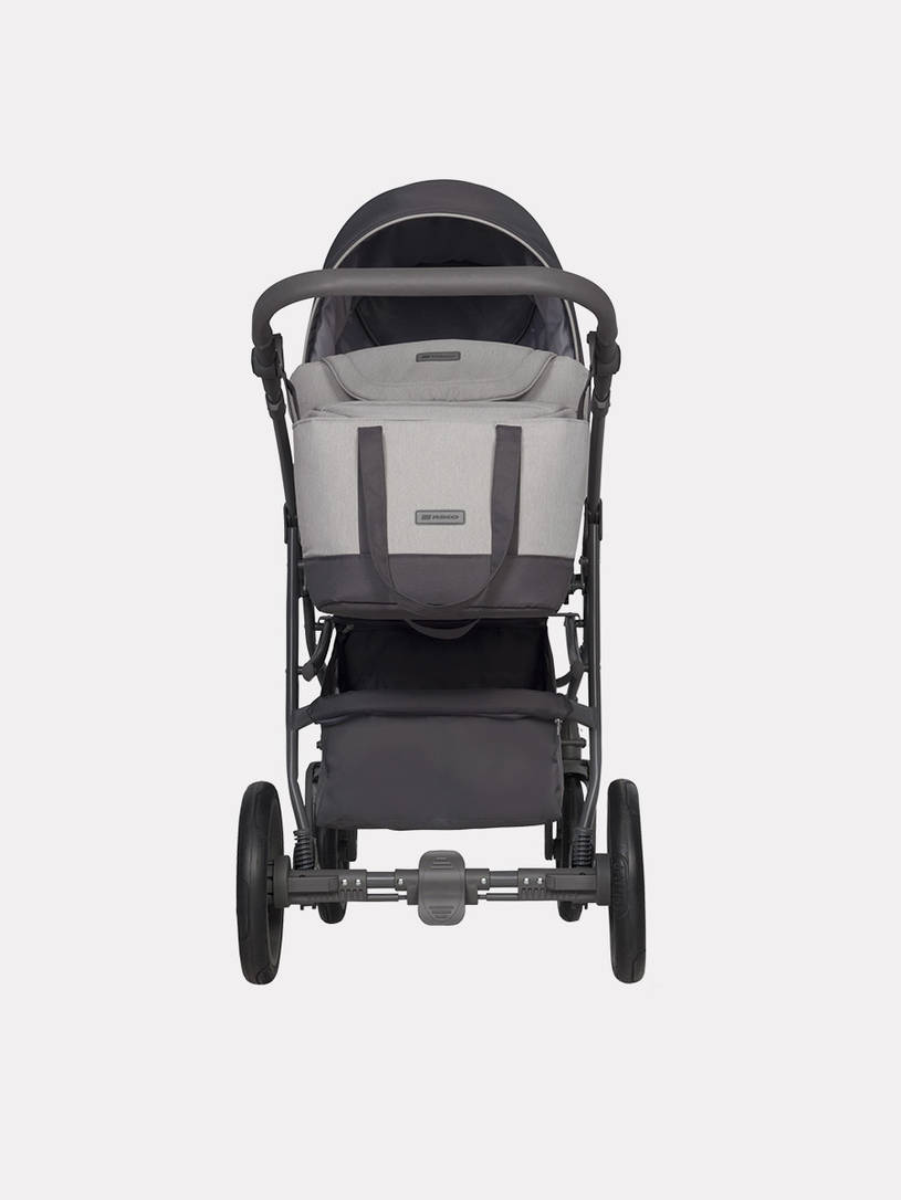 Коляска 2 в 1 Riko Basic Bella Pastel 01 серый