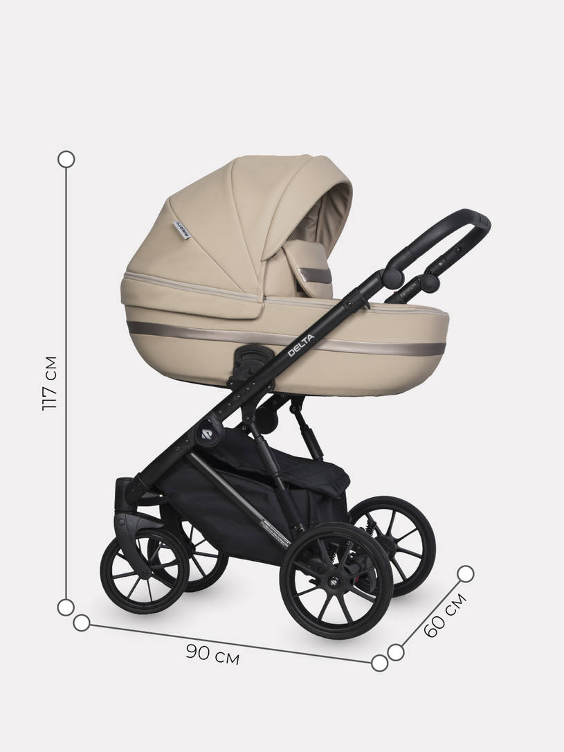 Коляска 2 в 1 RIKO BASIC DELTA ECCO 11 Camel