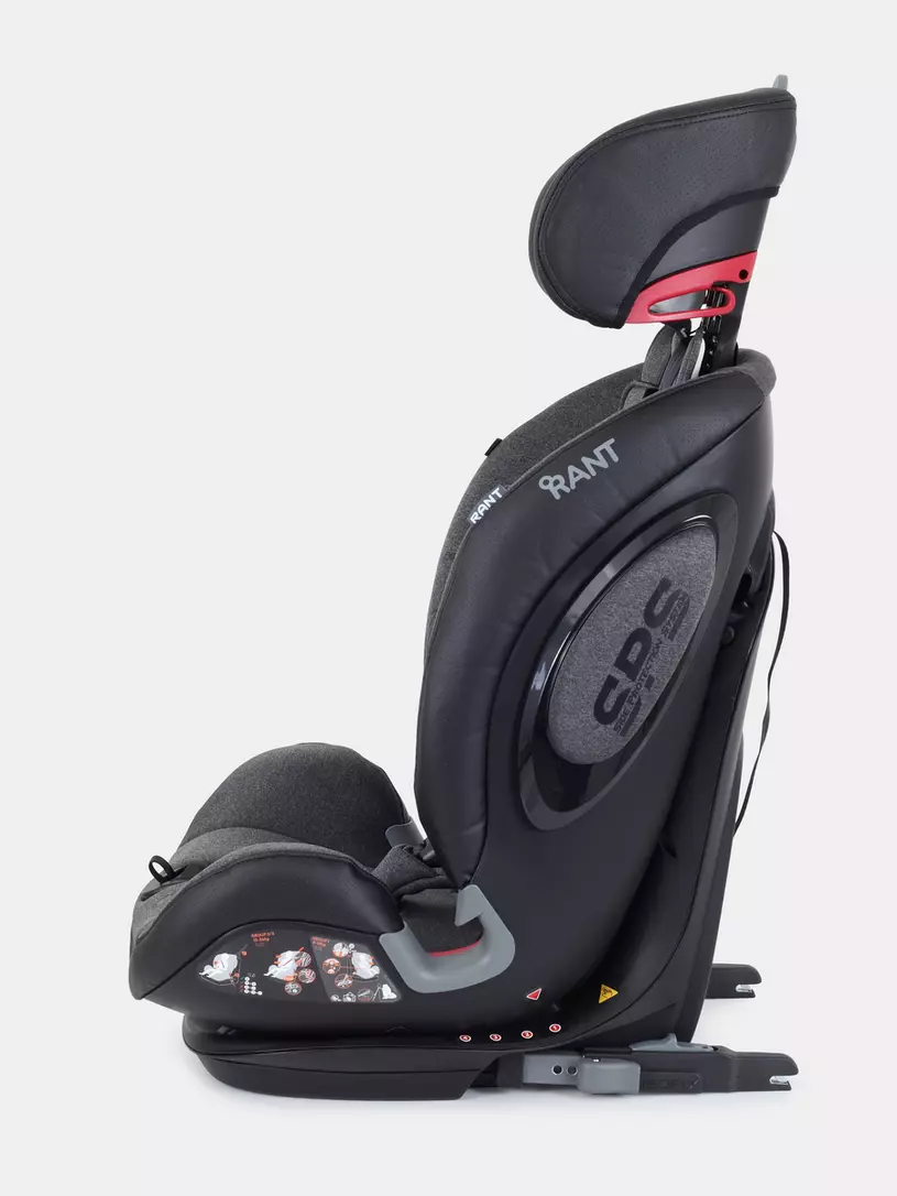 Автокресло Rant IQ isofix 1/2/3 (9-36 кг) Dark grey