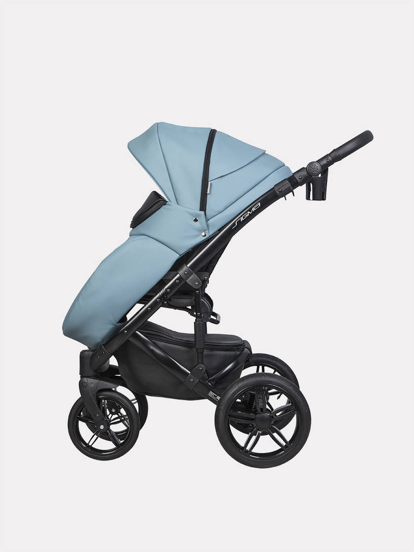 Коляска 2 в 1 Riko Sigma Pro Сrystal blue