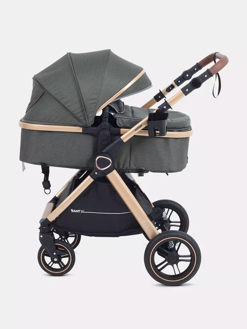 Коляска-трансформер Rant Basic Roller Gold 2024 Olive