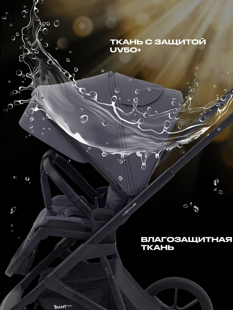 Коляска 3 в 1 Rant Basic Nexus 2025 Graphite