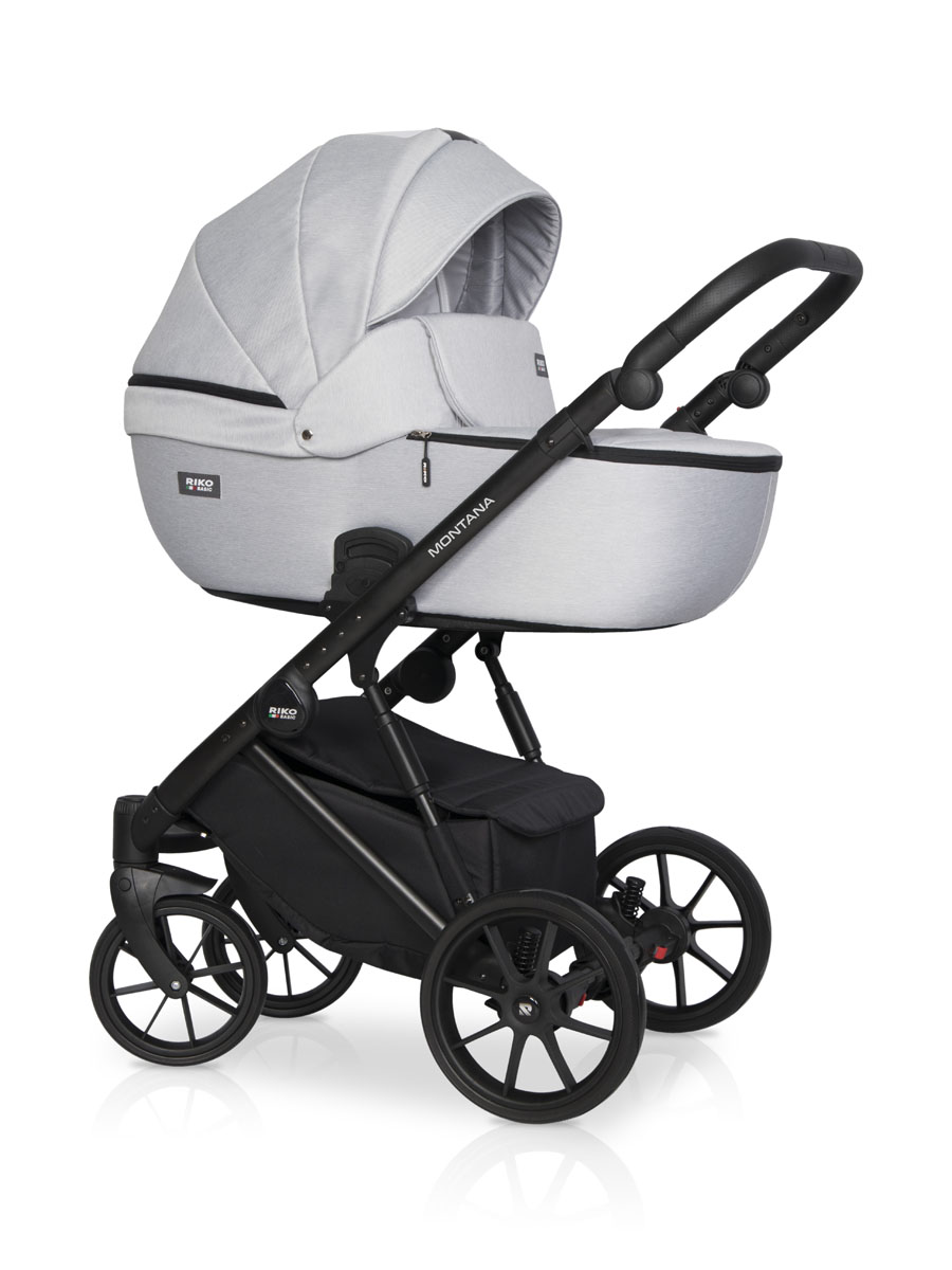 Коляска 3 в 1 Riko Basic Montana 03 серый
