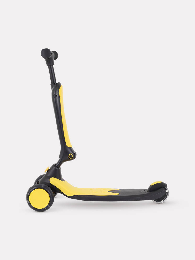 Cамокат 3-х колесный Rant Rider Plus black-yellow