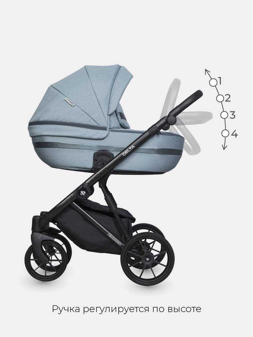 Коляска 2 в 1 RIKO BASIC DELTA 02 Ocean
