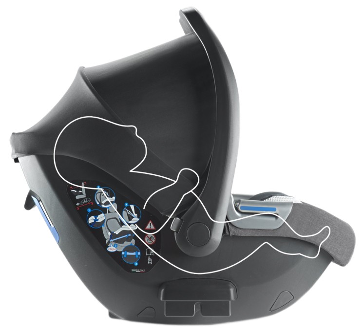 Автокресло Inglesina Darwin Infant Recline (0-13 кг), Velvet Grey