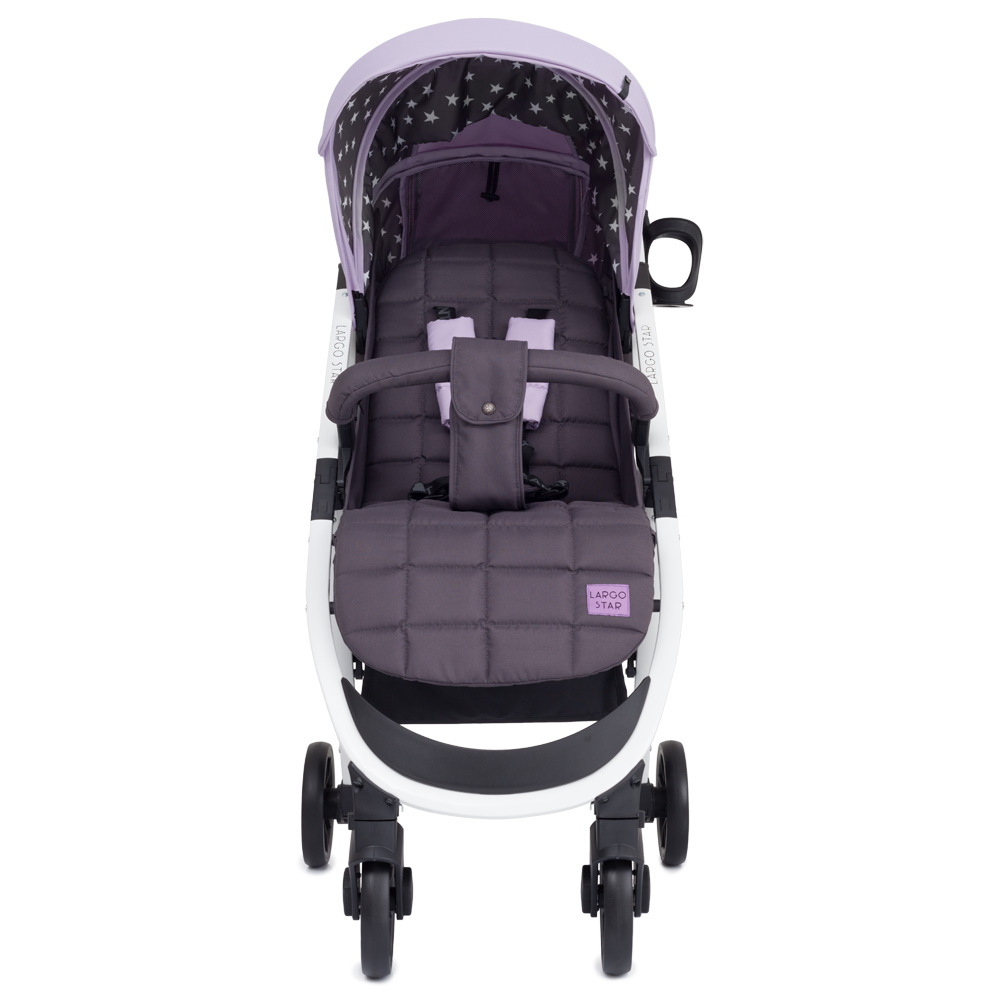 Коляска прогулочная Rant Largo Star Sweet Lavender. Цвет: Фиолетовый