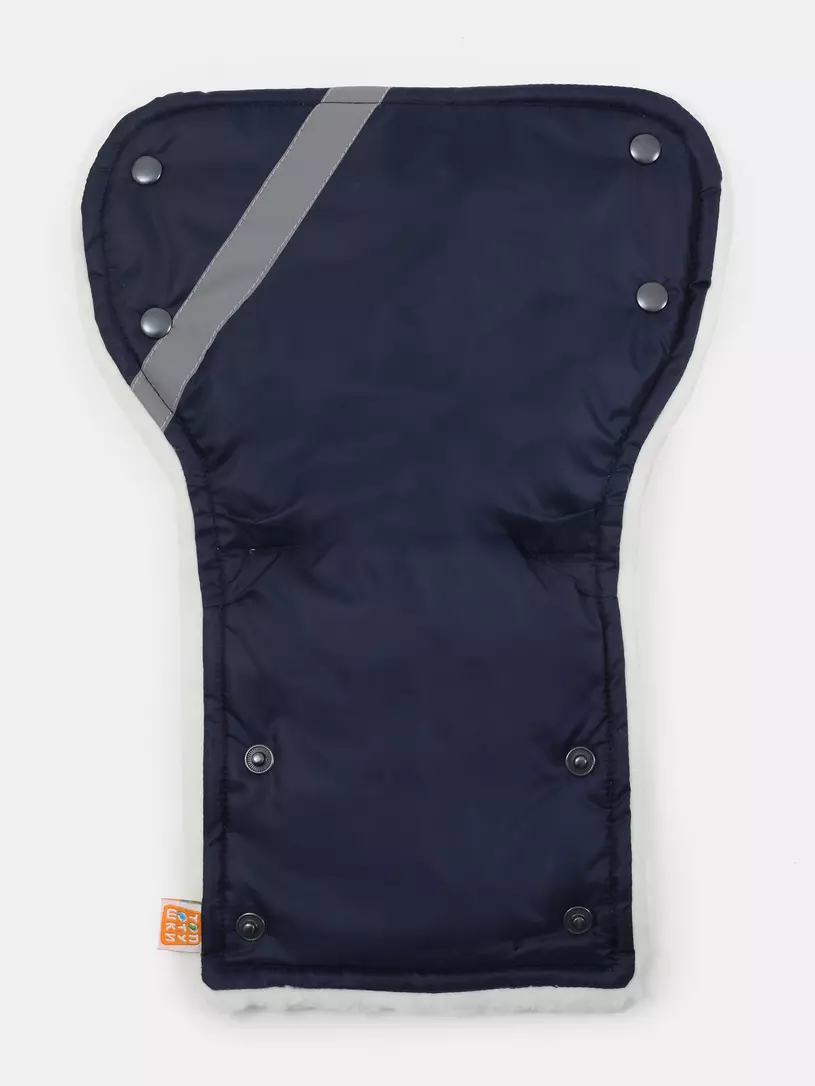 Муфта-варежки для рук на коляску Топотушки синий