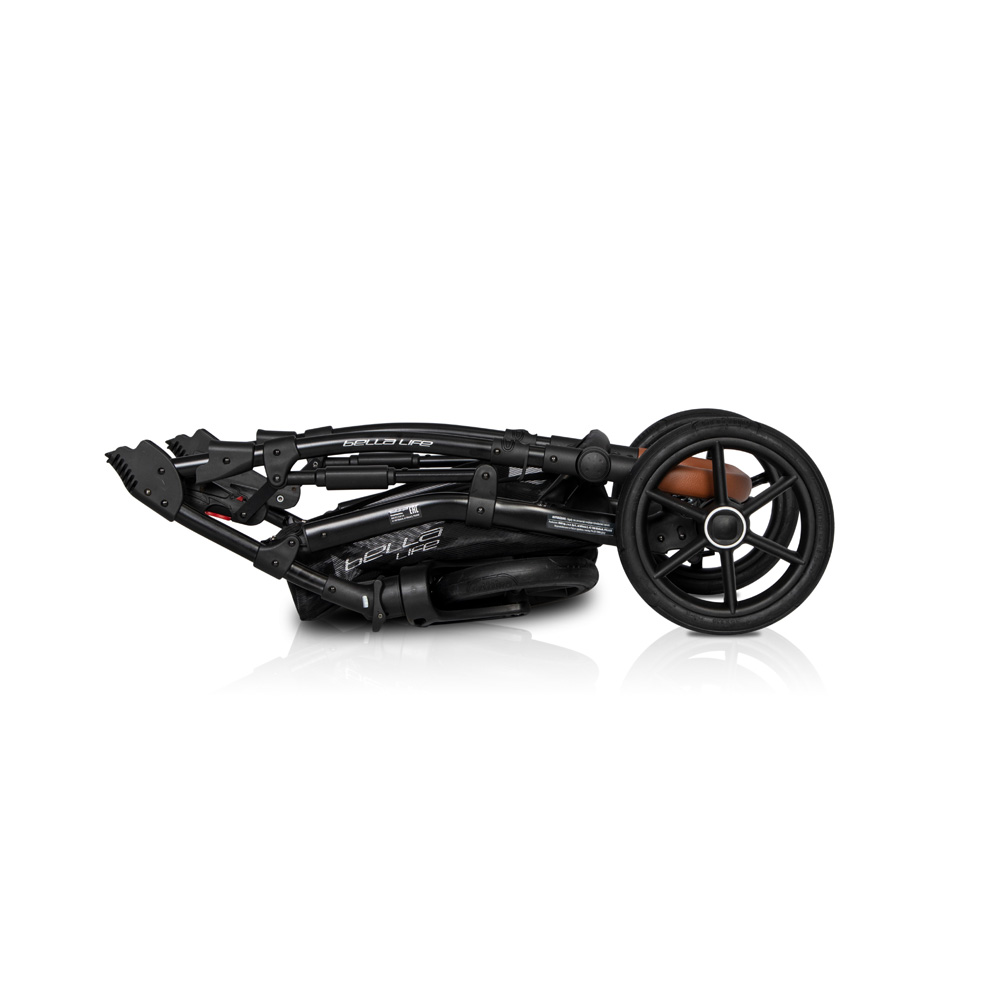 Коляска 3 в 1 Riko Basic Bella Life 02 Basil зеленый