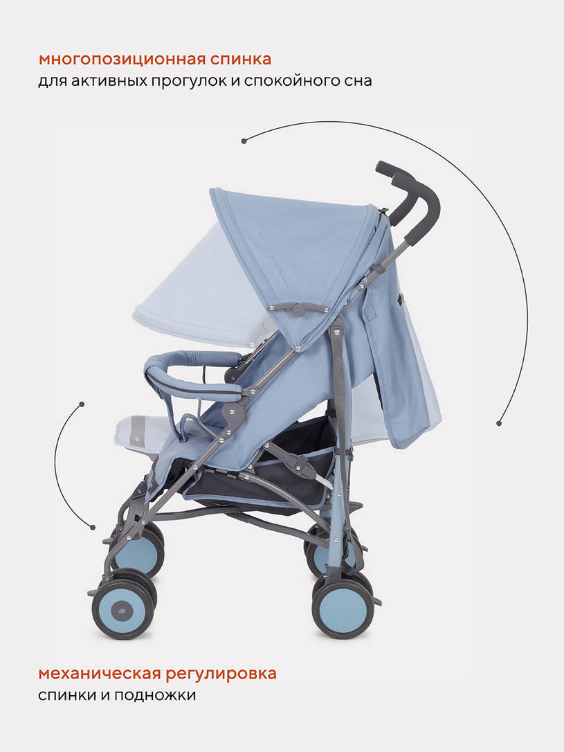 Коляска прогулочная Rant Basic Tango Pacific Blue