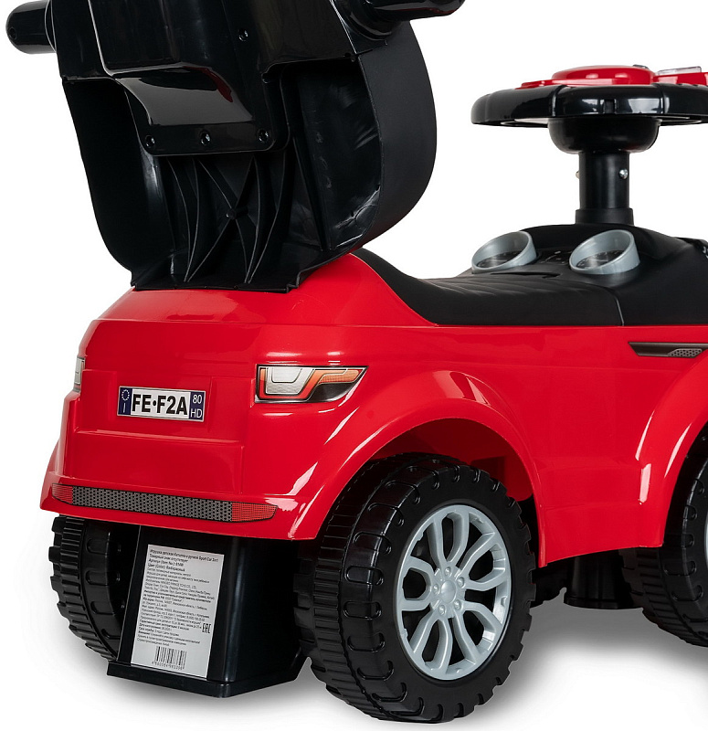 Каталка с ручкой Sevillababy Sport Car 3 в 1 614W красный