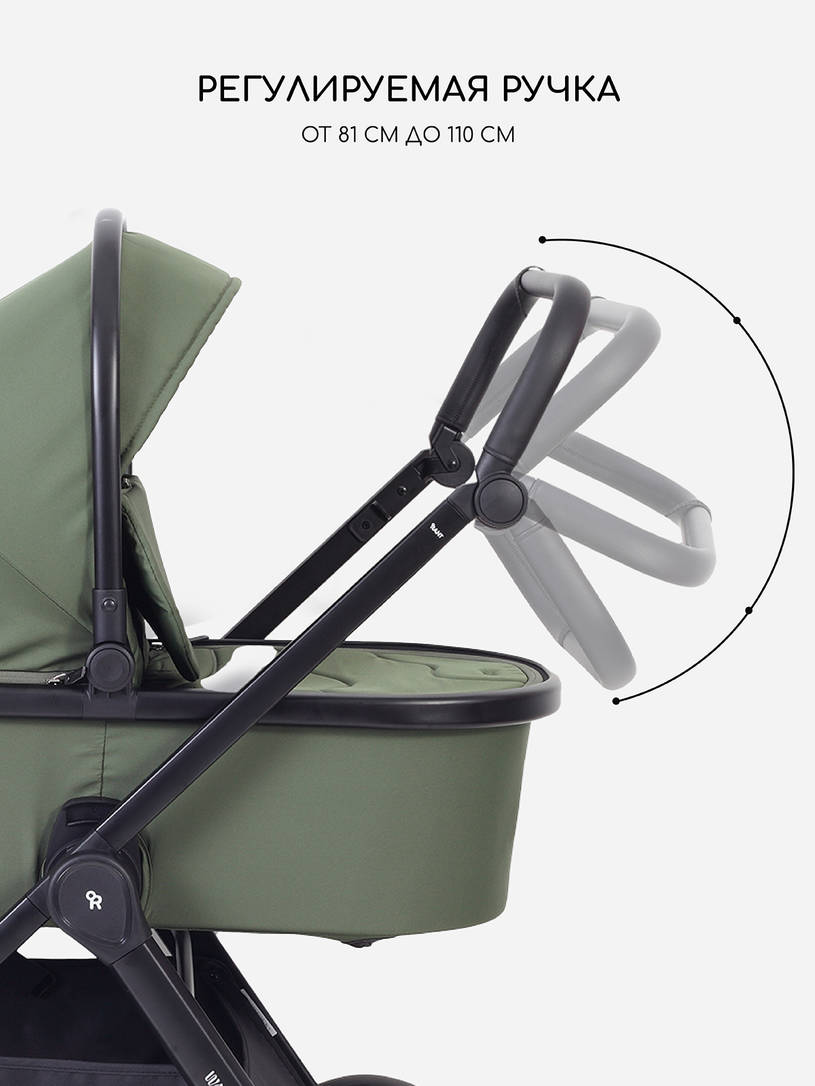 Коляска 2 в 1 Rant Basic Wave Green