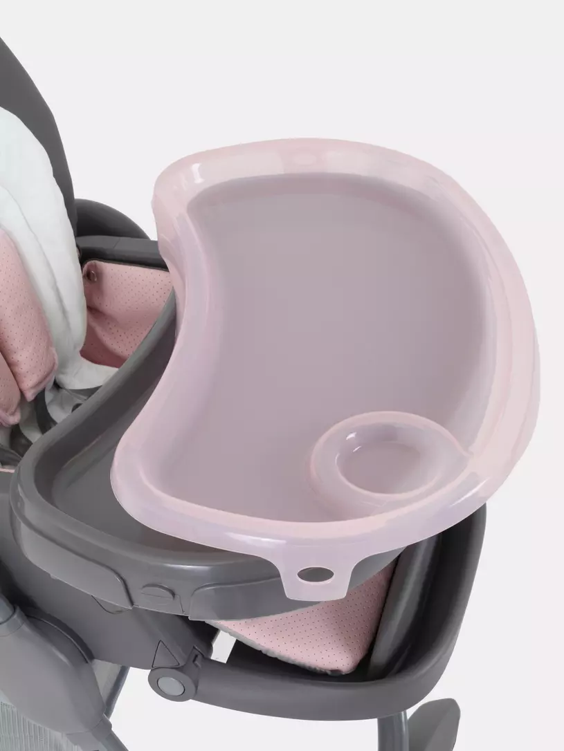 Стульчик для кормления Rant Cafe grey-pink