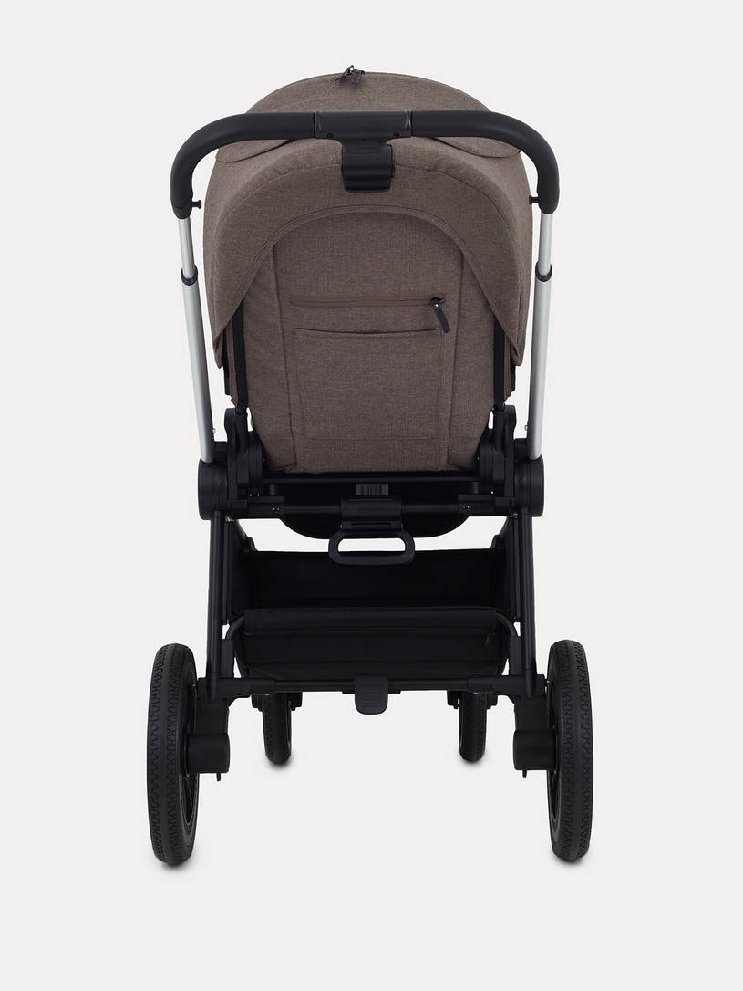 Коляска 3 в 1 Mowbaby Zoom Silver 2025 cacao brown