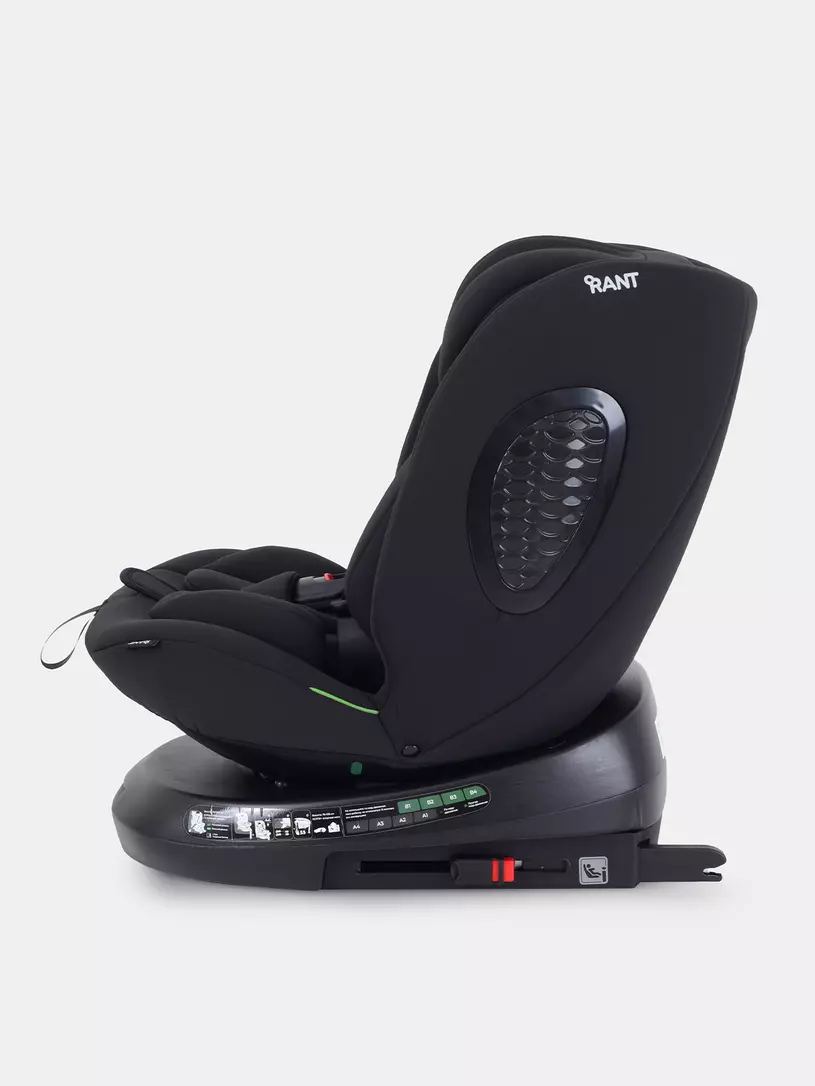 Автокресло Rant Helix isofix группа 0/1/2/3 (40-150 см; 0-36 кг), Black