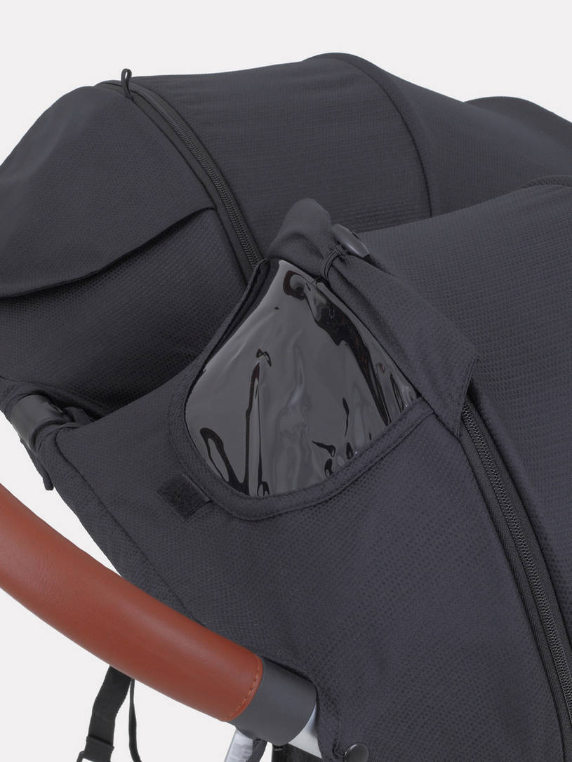 Коляска для близнецов MOWBABY Tandem MB170 Black